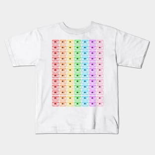 Cassette tape pattern Kids T-Shirt